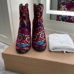 Joie brocade boots GUC